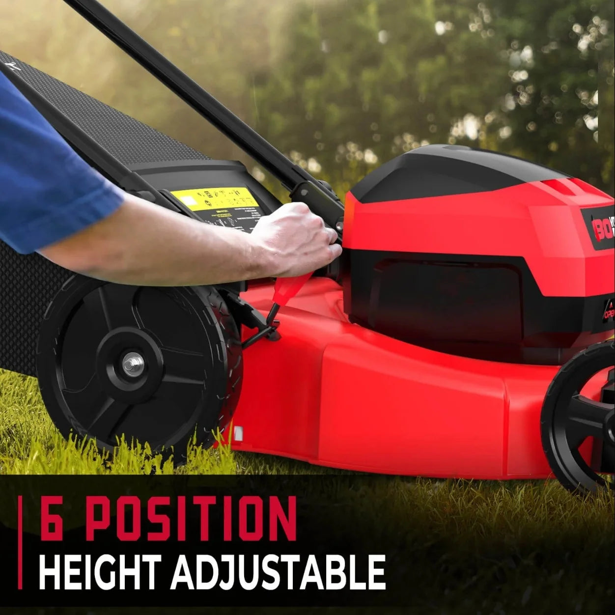 PowerSmart 80V Cordless 3-In-1 Lawn Mower