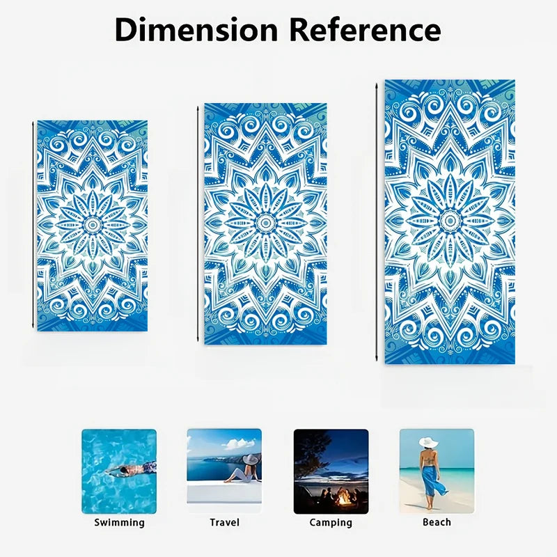 Watermelon Pattern Microfiber Beach Towel Quick Dry for Travel