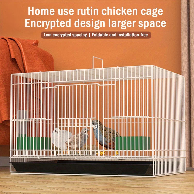 Collapsible Escape Resistant Bird Enclosure For Pigeons And Parrots