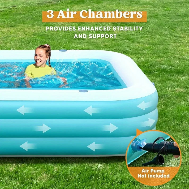 Joyfy Inflatable Family Pool With Seats For Summer