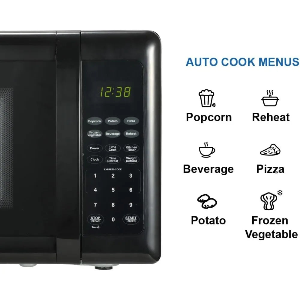 Emerson Compact Countertop Microwave Oven With Touch Control 700W