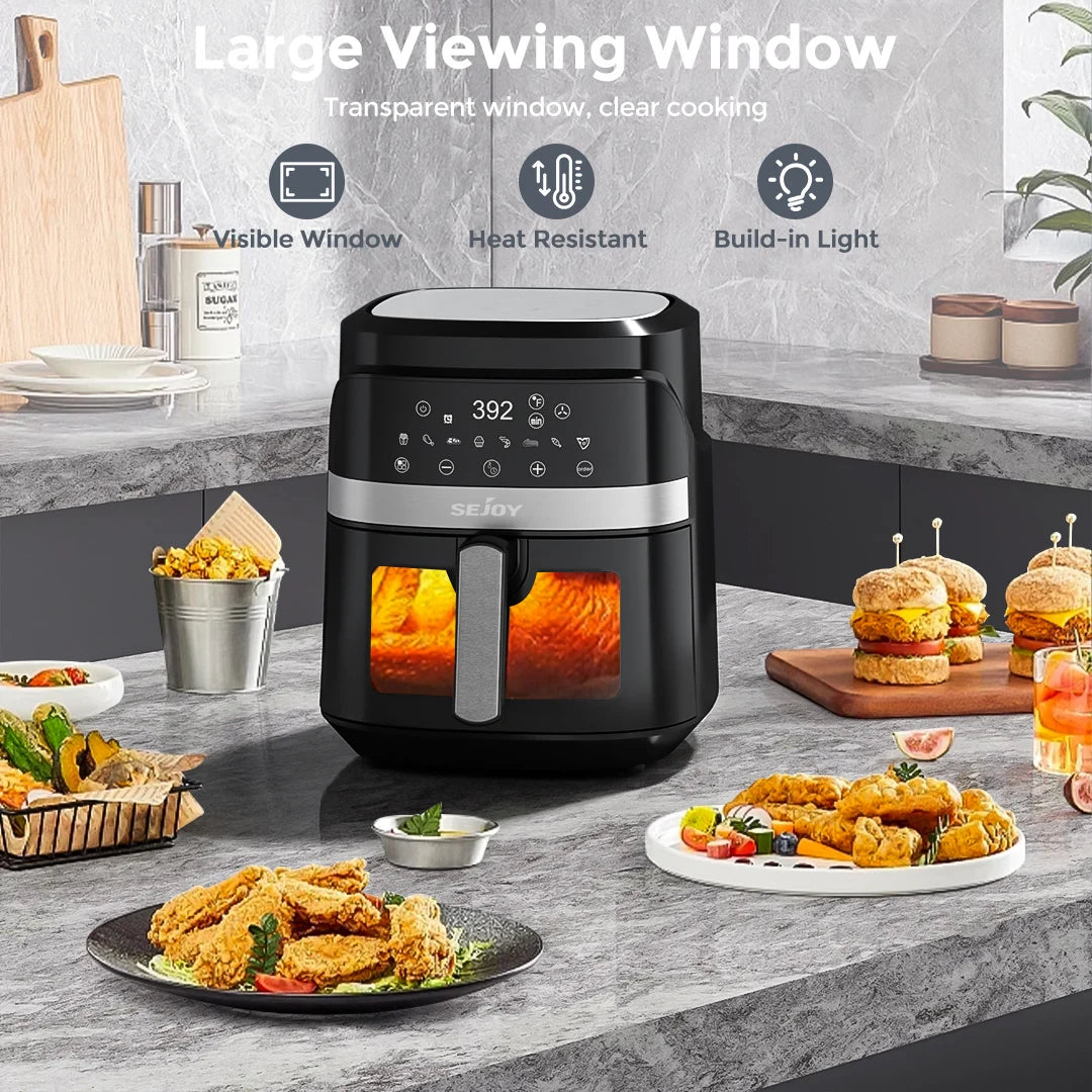 Sejoy 8-in-1 Air Fryer Oven Oilless Cooker For Roast Bake