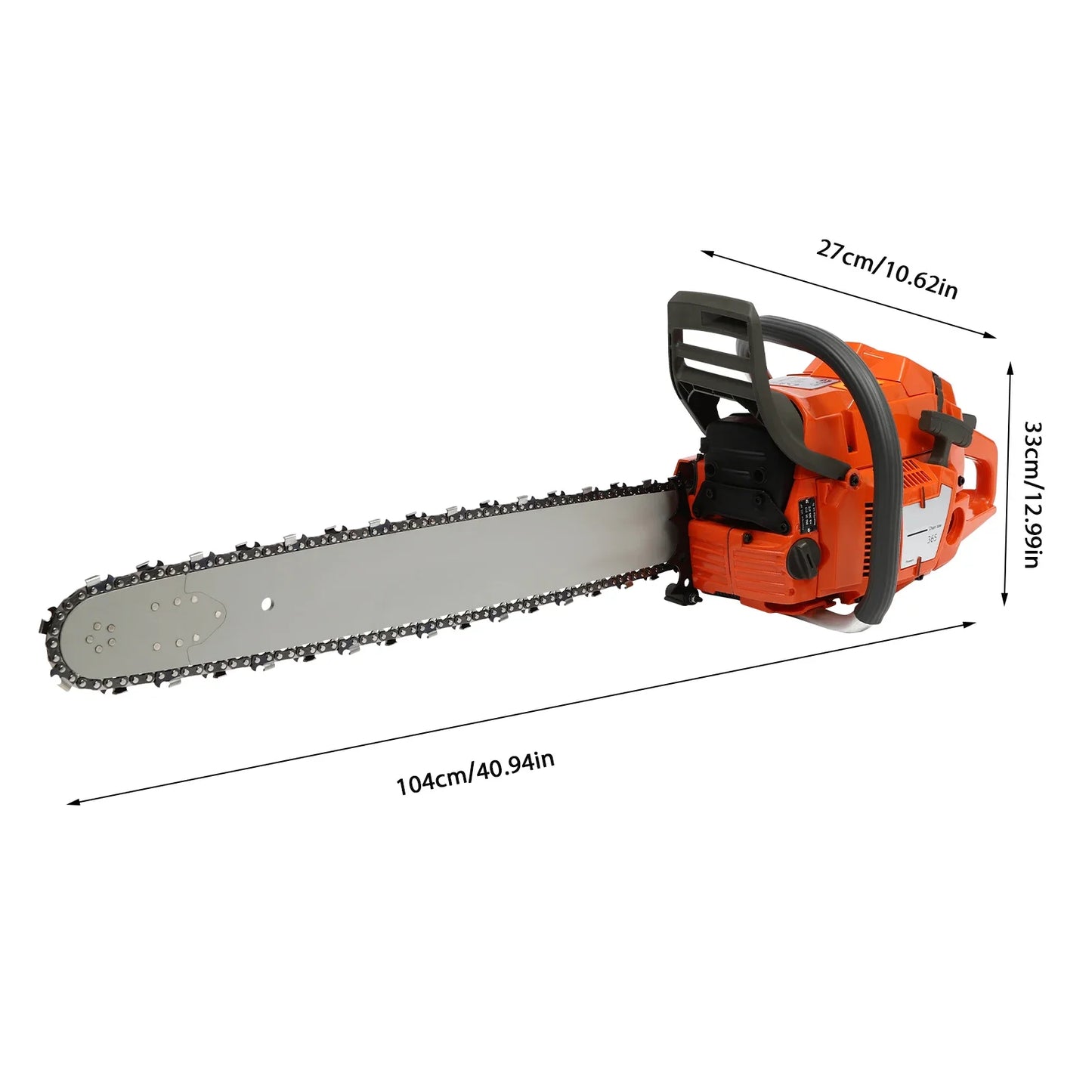Gasoline Chainsaw 65cc 72cc Two Cycle Farm Wood Cutting