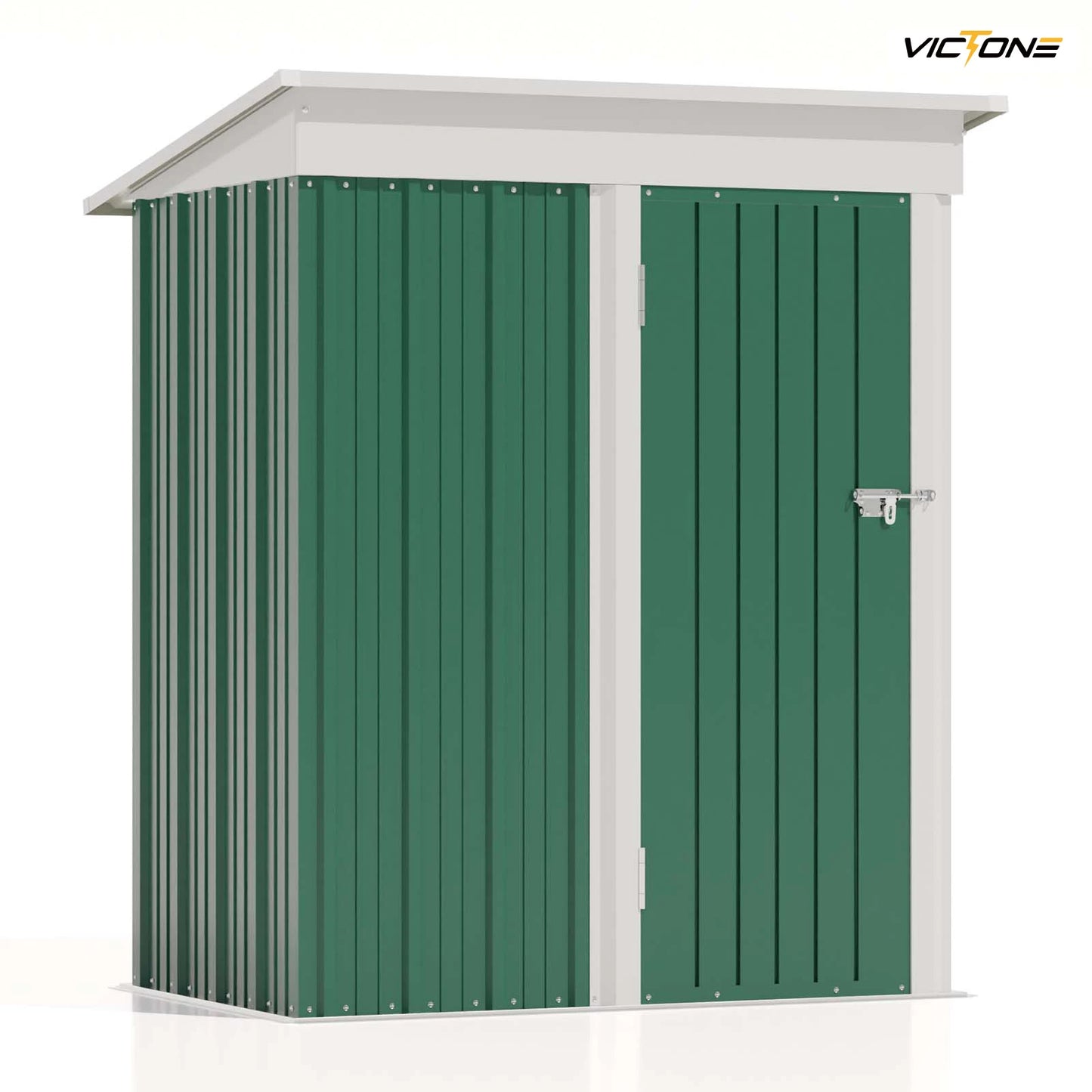 Victone Outdoor Storage Shed Sloped Roof Lockable Tool Shed