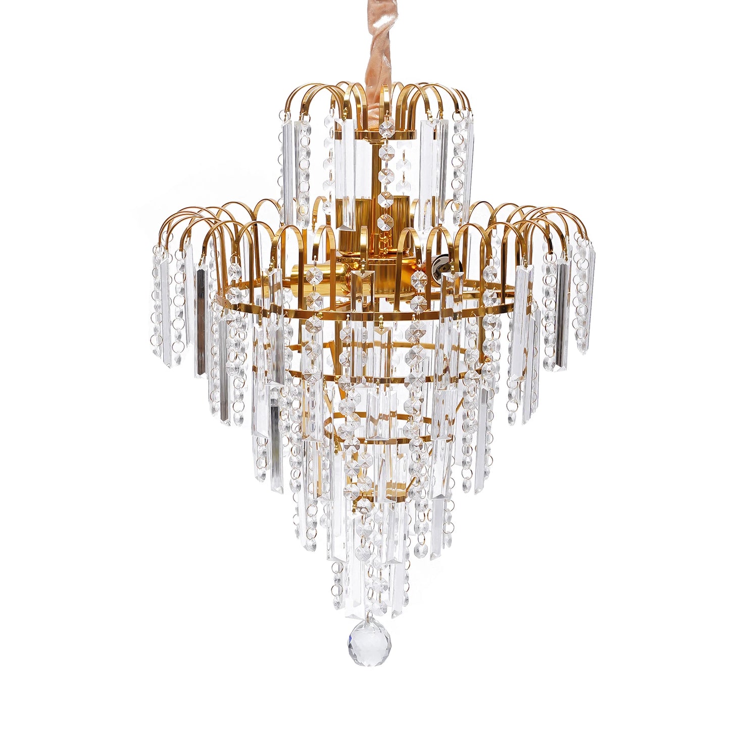 Elegant Modern Ceiling Light K9 Crystal Chandelier Pendant
