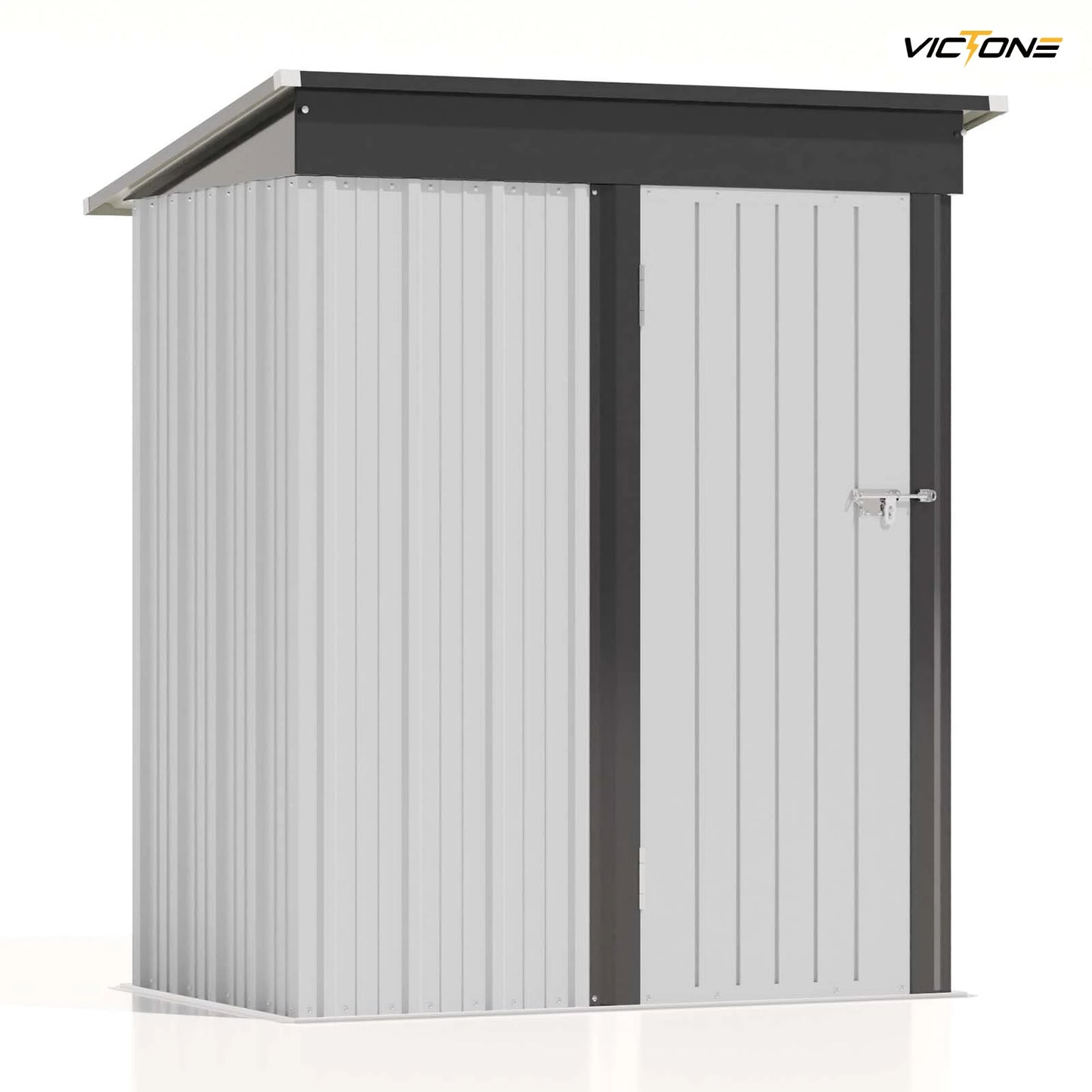 Victone Outdoor Storage Shed Sloped Roof Lockable Tool Shed