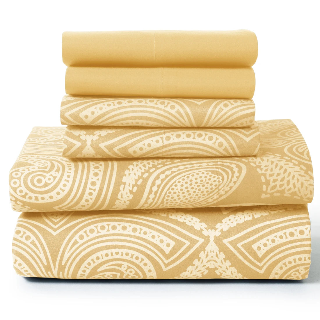 LDC Lux Decor Collection Paisley Microfiber Sheet Set