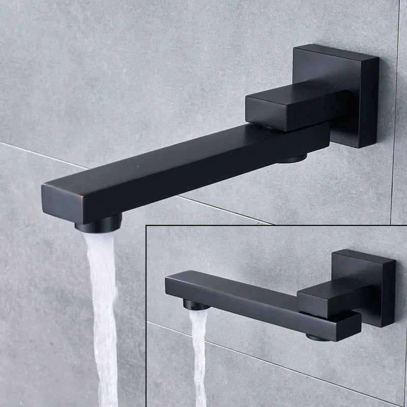 Rozin Wall Mounted Rainfall Shower Faucet Set With Handheld Shower