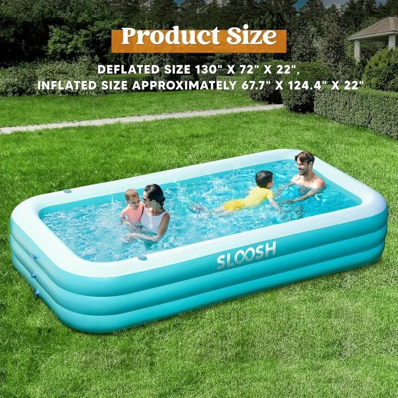 Joyfy Inflatable Family Pool With Seats For Summer
