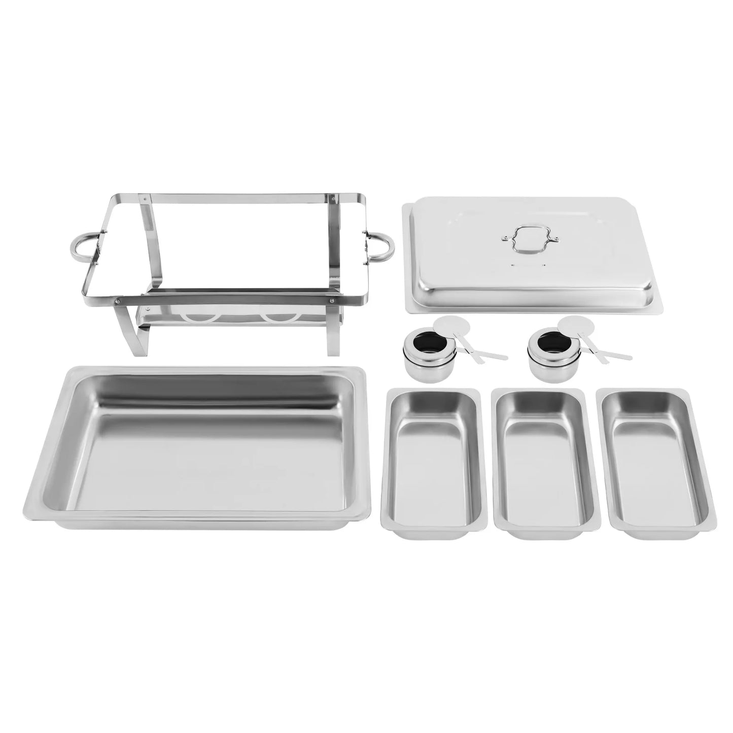 Stainless Steel Chafing Dish Buffet Set Chafer Warmer For Restaurants