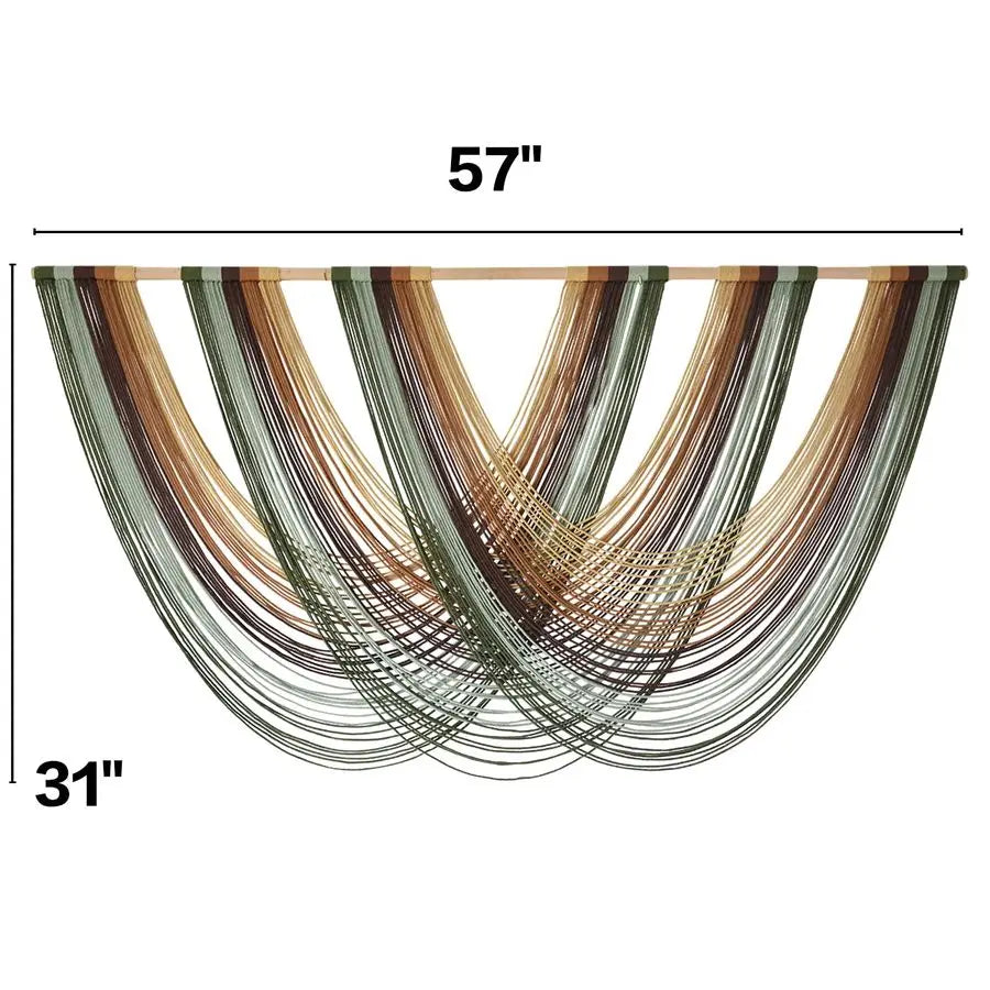 Macrame Wall Hanging Boho Yarn Wall Decor For Home Interior
