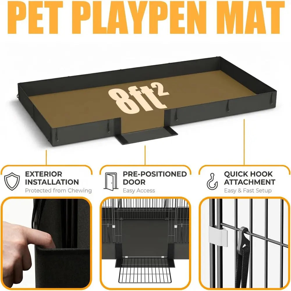 Enclosed Guinea Pig Cage With Door And Waterproof Liner Expandable