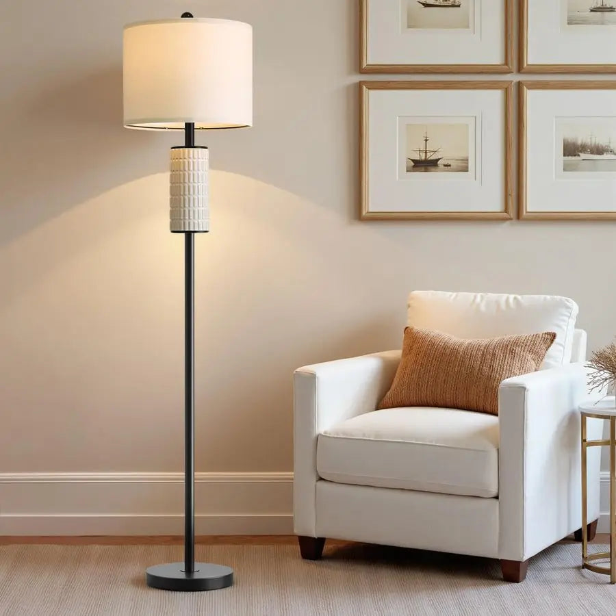 Standing Floor Lamp For Living Room And Bedroom Farmhouse Style