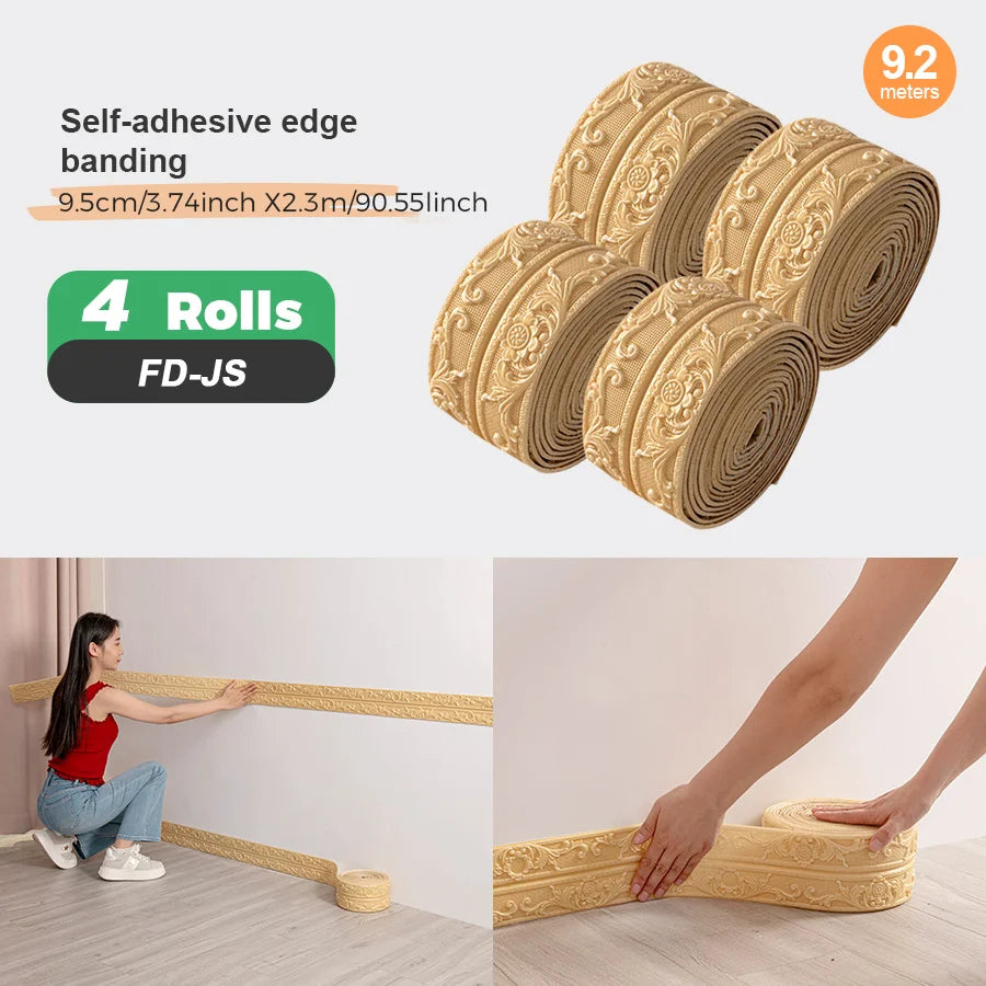 Self Adhesive Edge Banding Strip Foam Peel and Stick Indoor Use