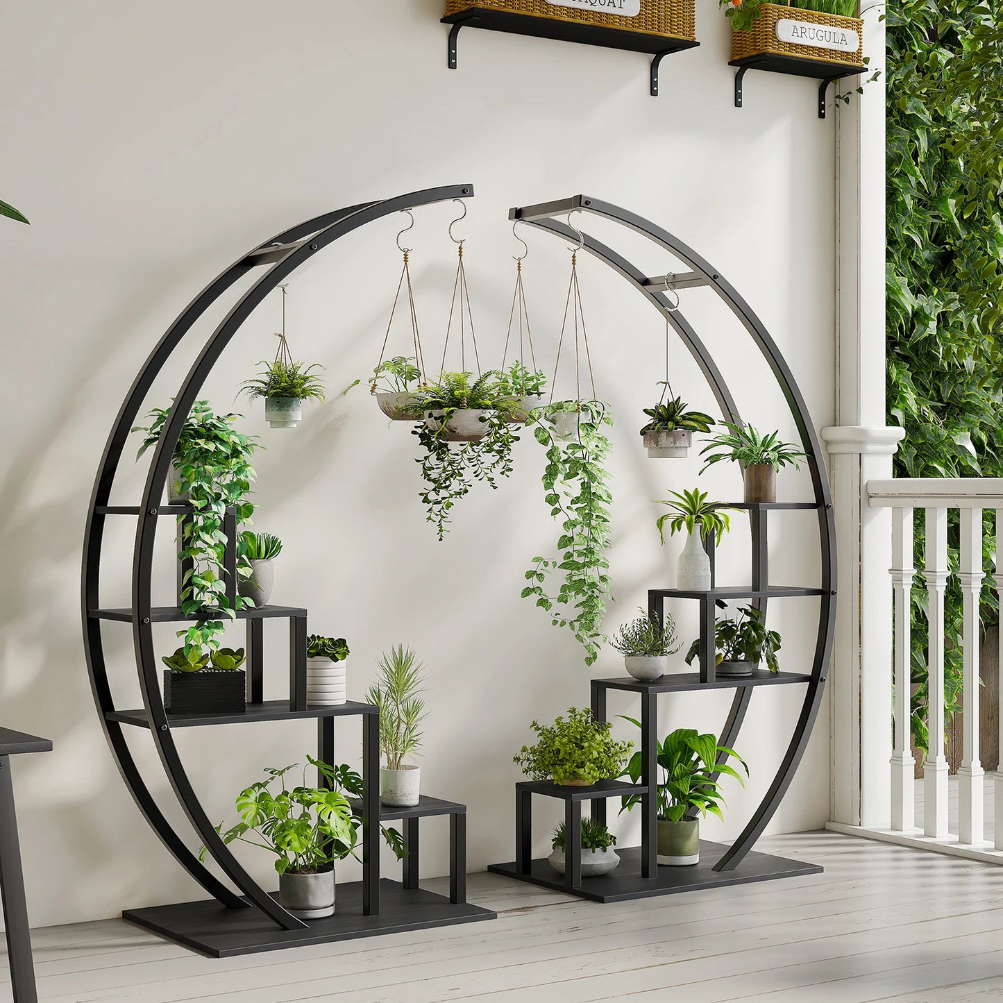 TWISTER.CK 5 Tier Flower Plant Stand Indoor Multi Shelf