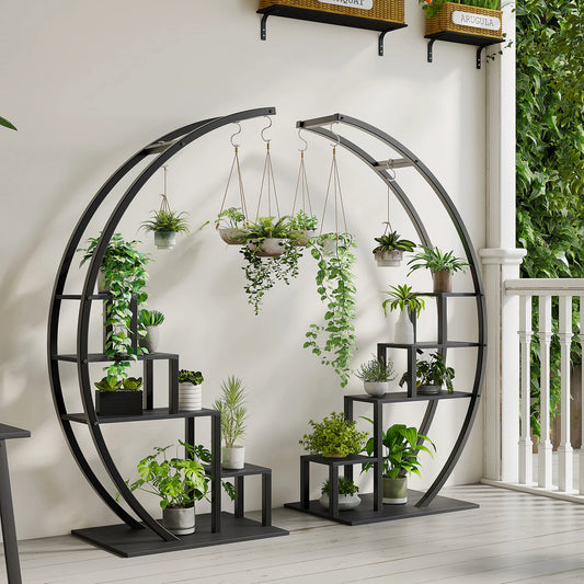 TWISTER.CK 5 Tier Flower Plant Stand Indoor Multi Shelf