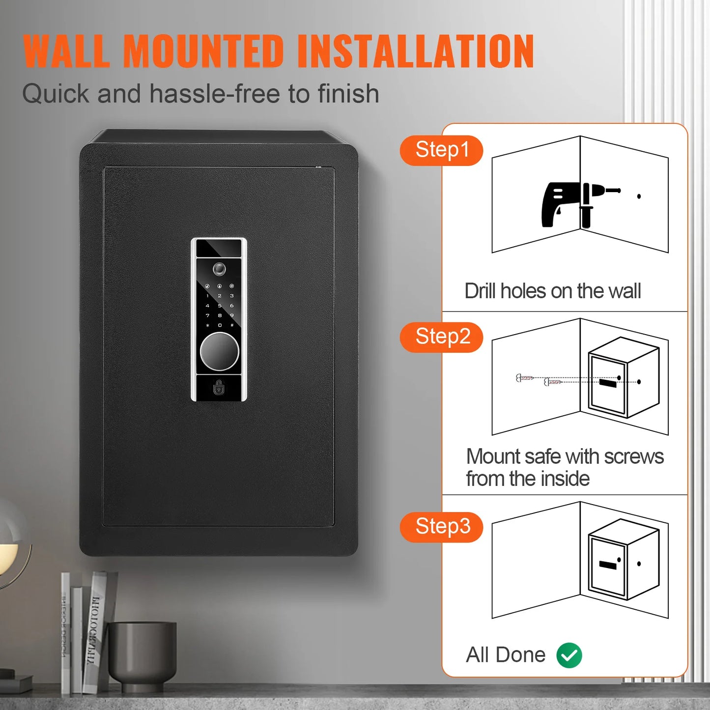 SucceBuy Electric Safe With Fingerprint And Digital Security