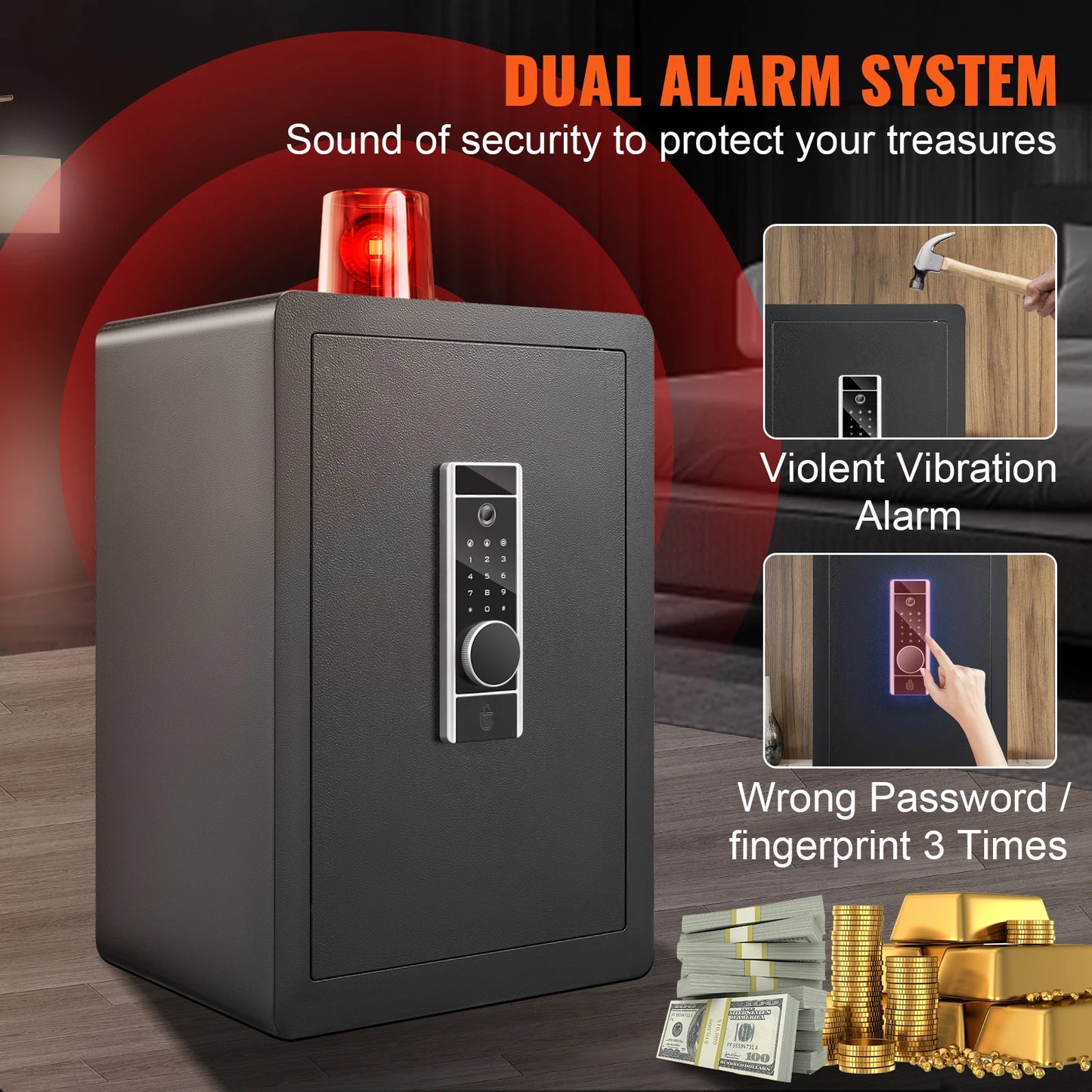 SucceBuy Electric Safe With Fingerprint And Digital Security