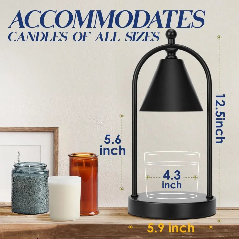 Dimmable Candle Warmer Lamp With Timer For Home Decor