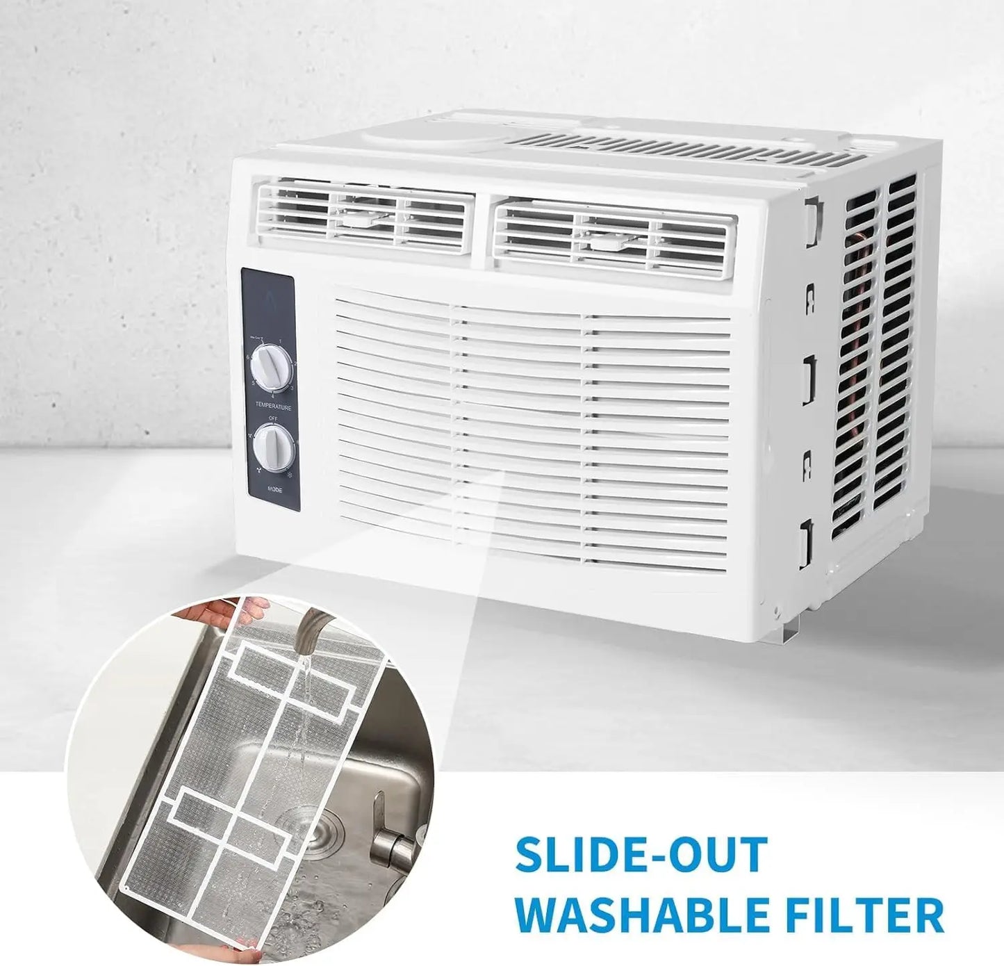 Acekool Cooling Only Window Air Conditioner For Rooms
