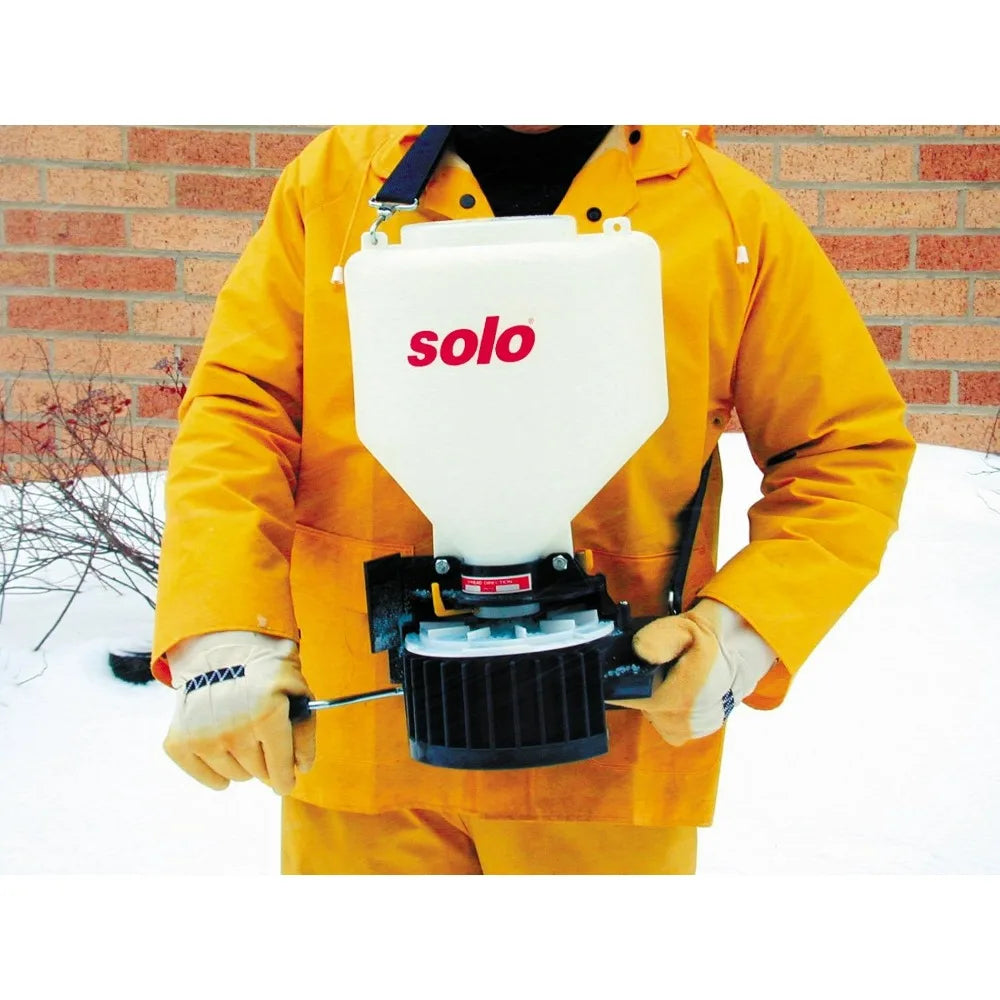 SOLO 421S 20lb Portable Chest Mount Spreader for Lawn Care