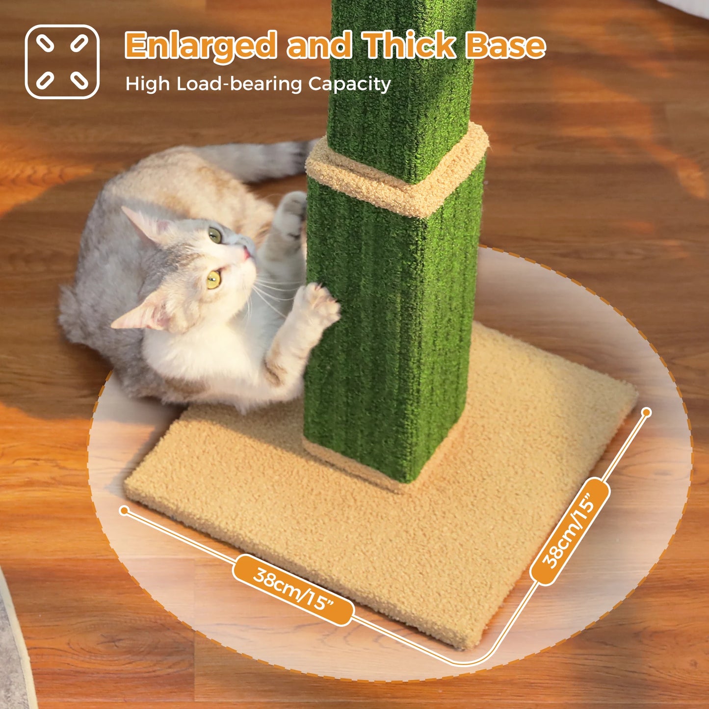 PAWZ Road Cat Scratching Post For Indoor Cats With Sisal Ball