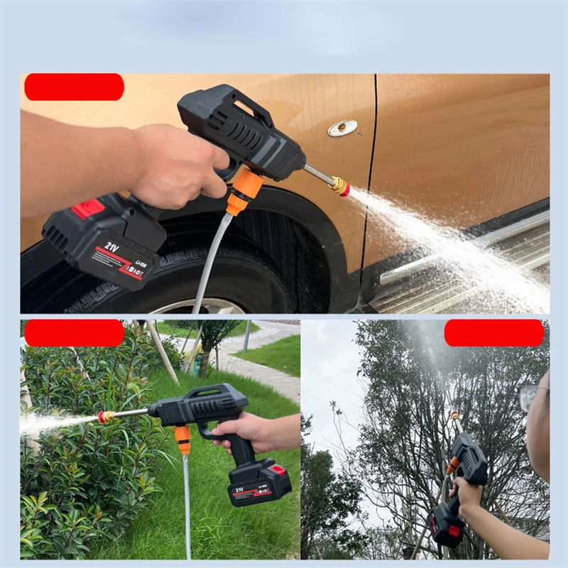 Rechargeable Battery Portable Pressure Washer With Toolbox