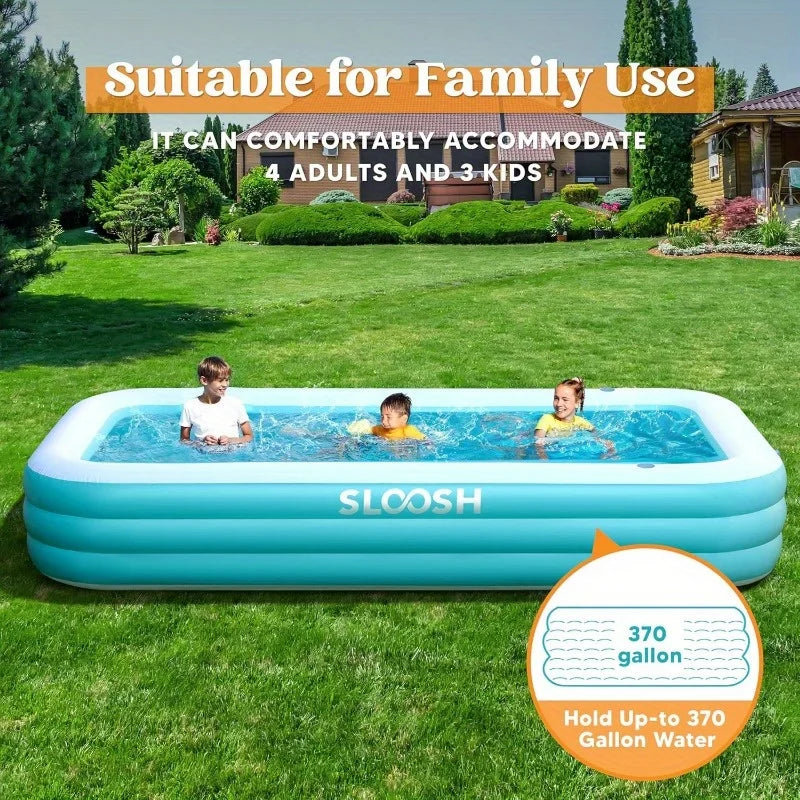 Joyfy Inflatable Family Pool With Seats For Summer