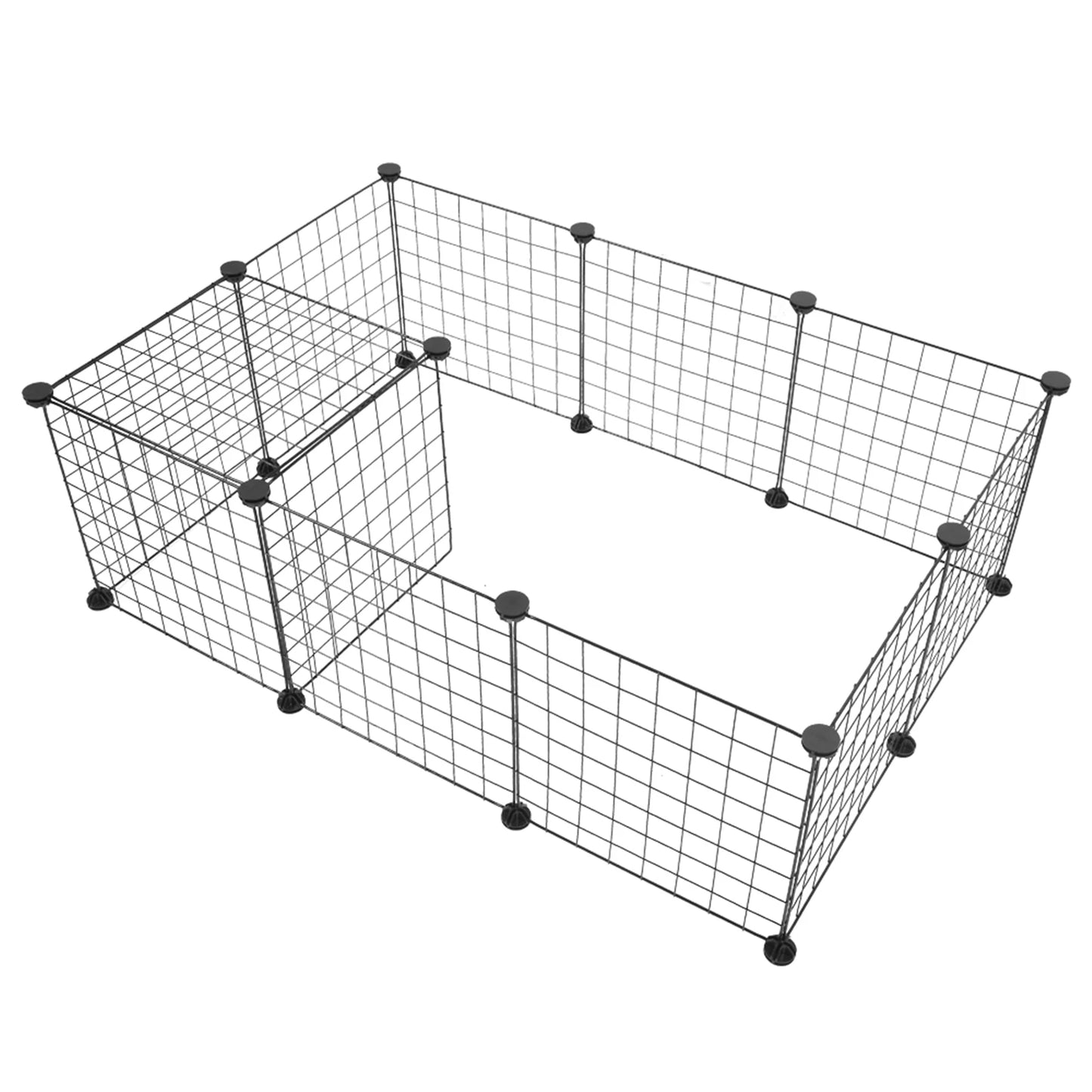 Pet Playpen Indoor Metal Wire Fence for Guinea Pigs Rabbits