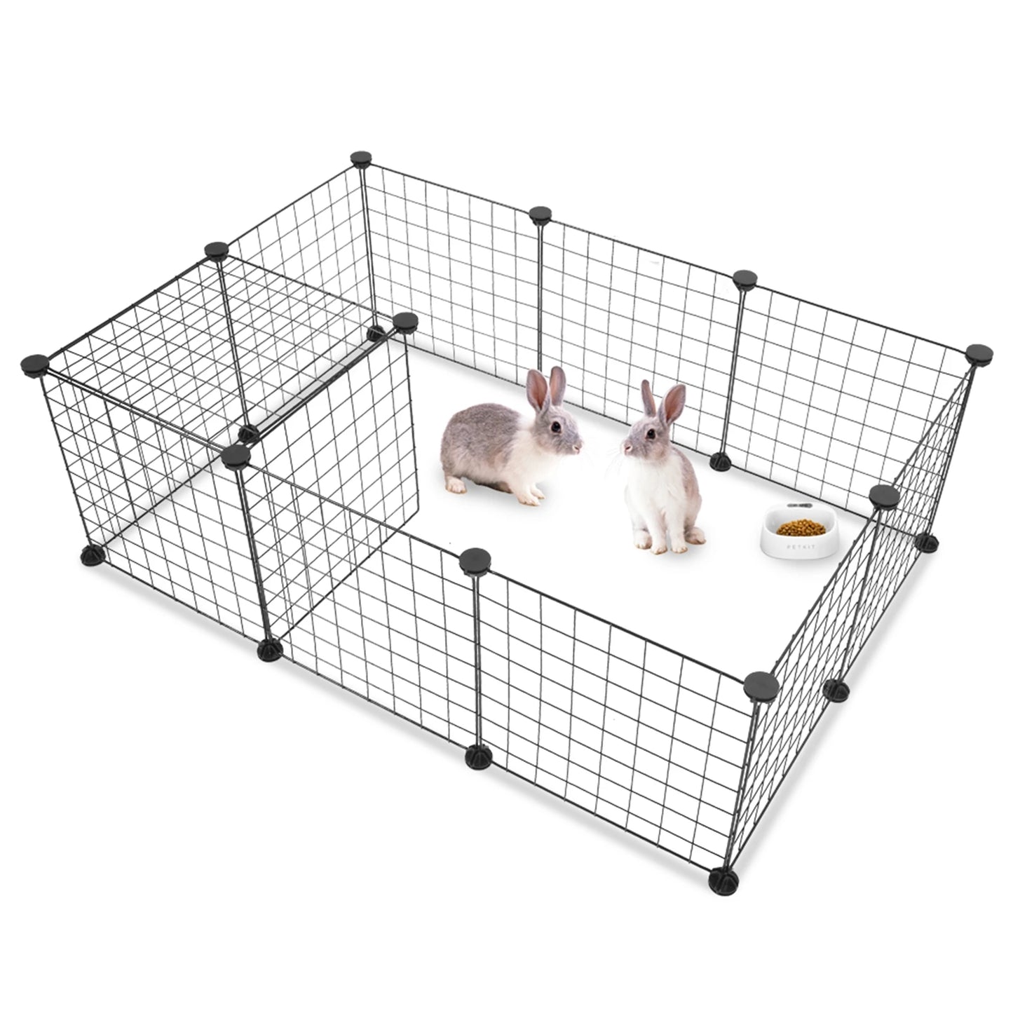 Pet Playpen Indoor Metal Wire Fence for Guinea Pigs Rabbits