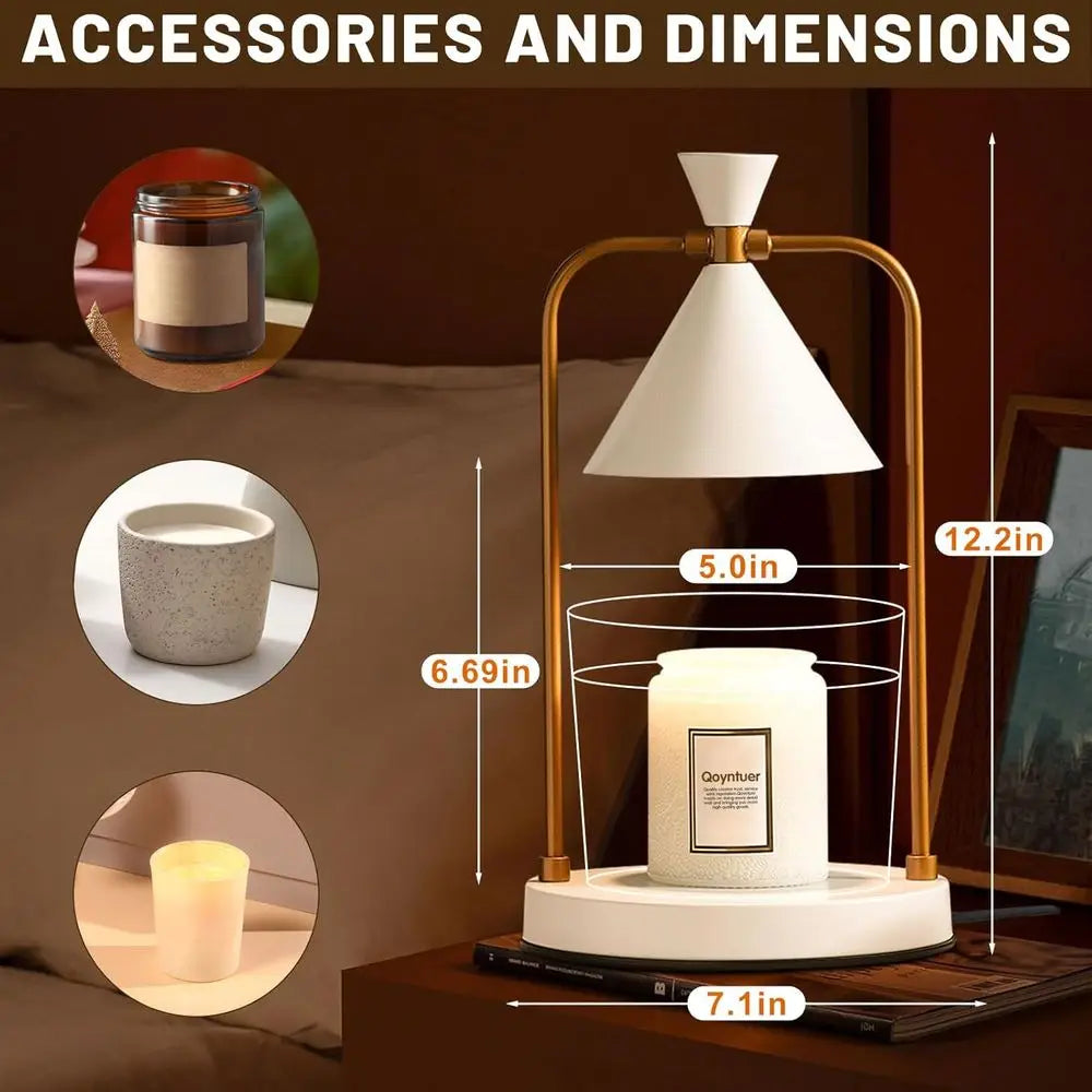 Candle Warmer Lamp With Timer Dimmer For Home Decor