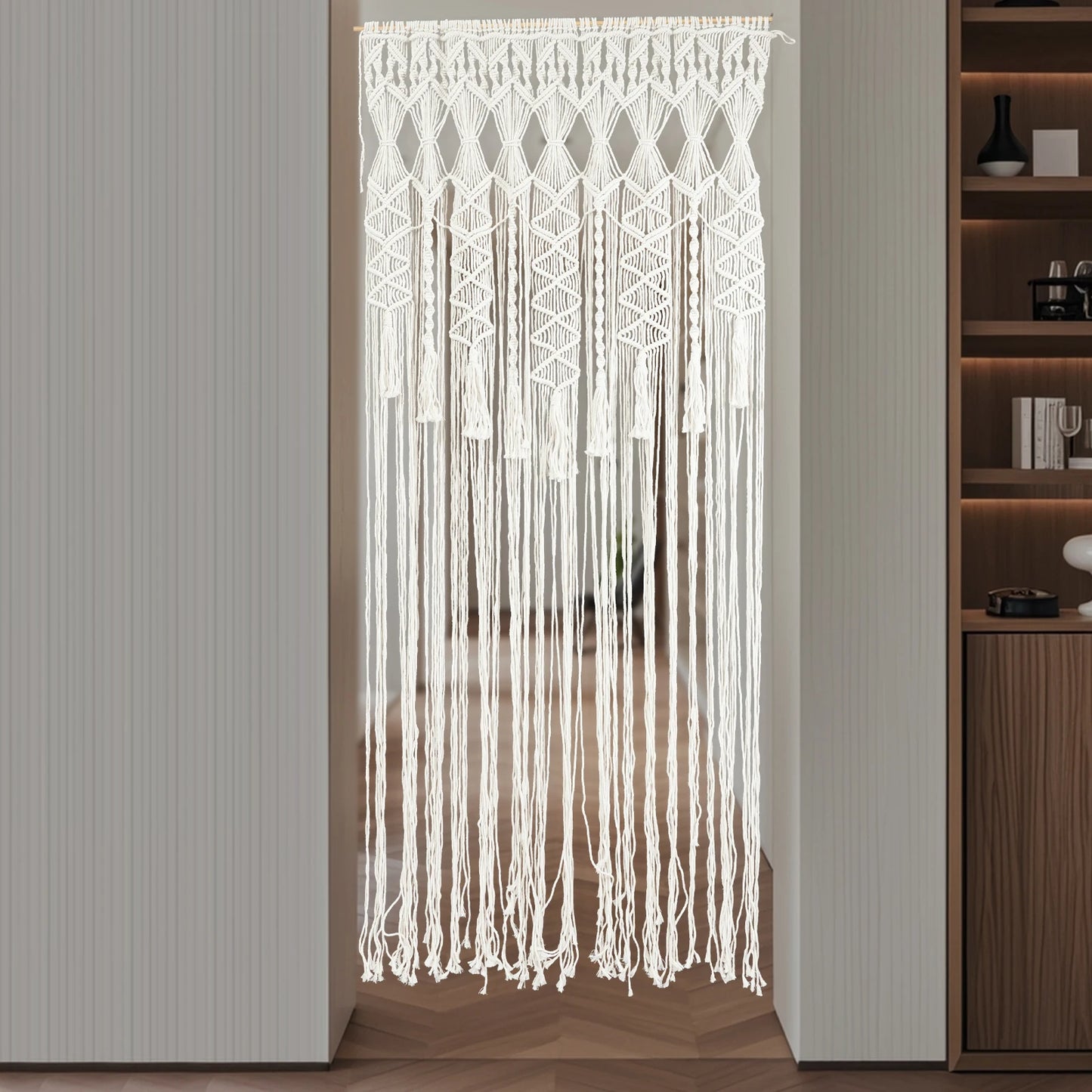 Macrame Wall Hanging Tapestry Boho Chic Handwoven Decor