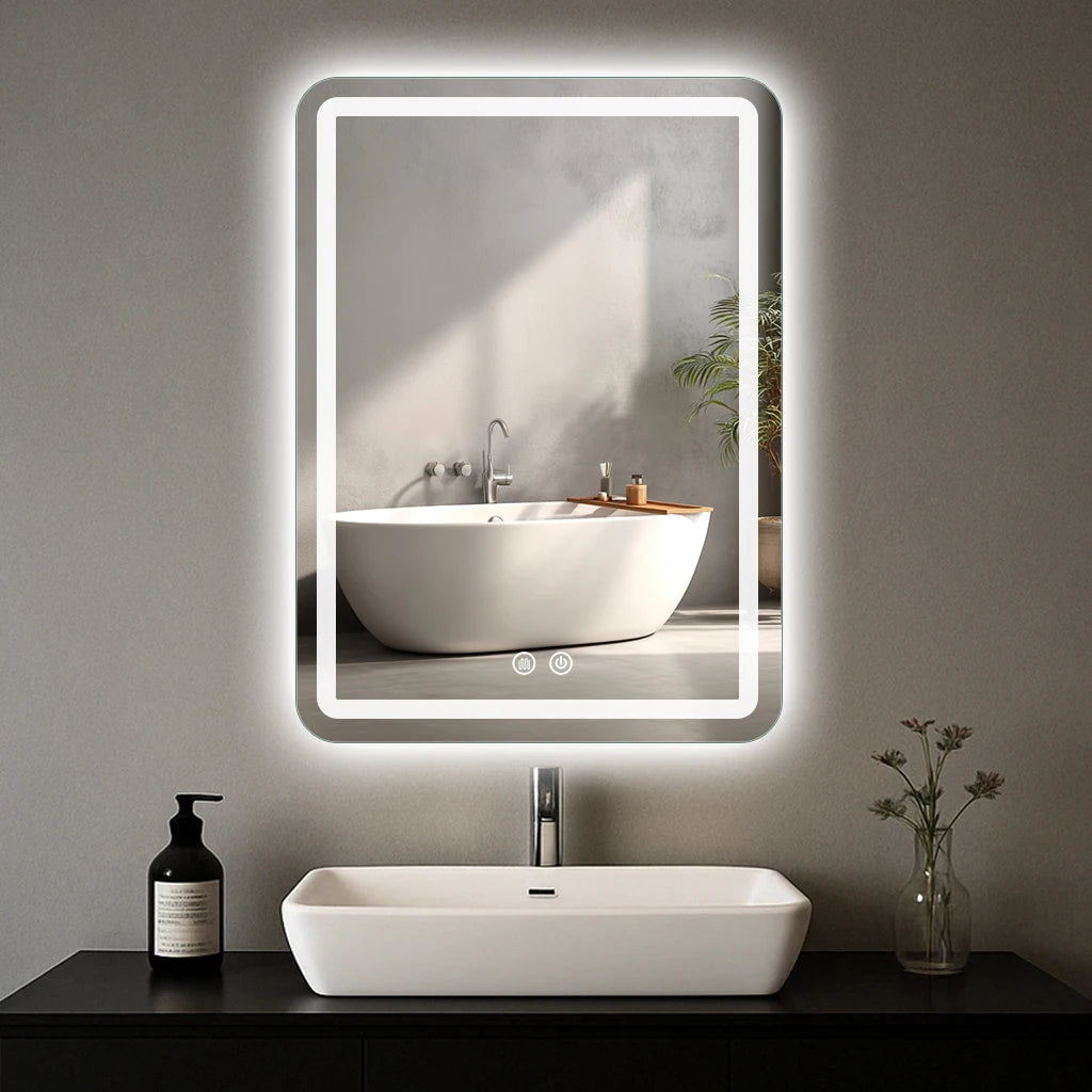 MYGIIVOVO LED Bathroom Mirror With Backlit Fogless Demister