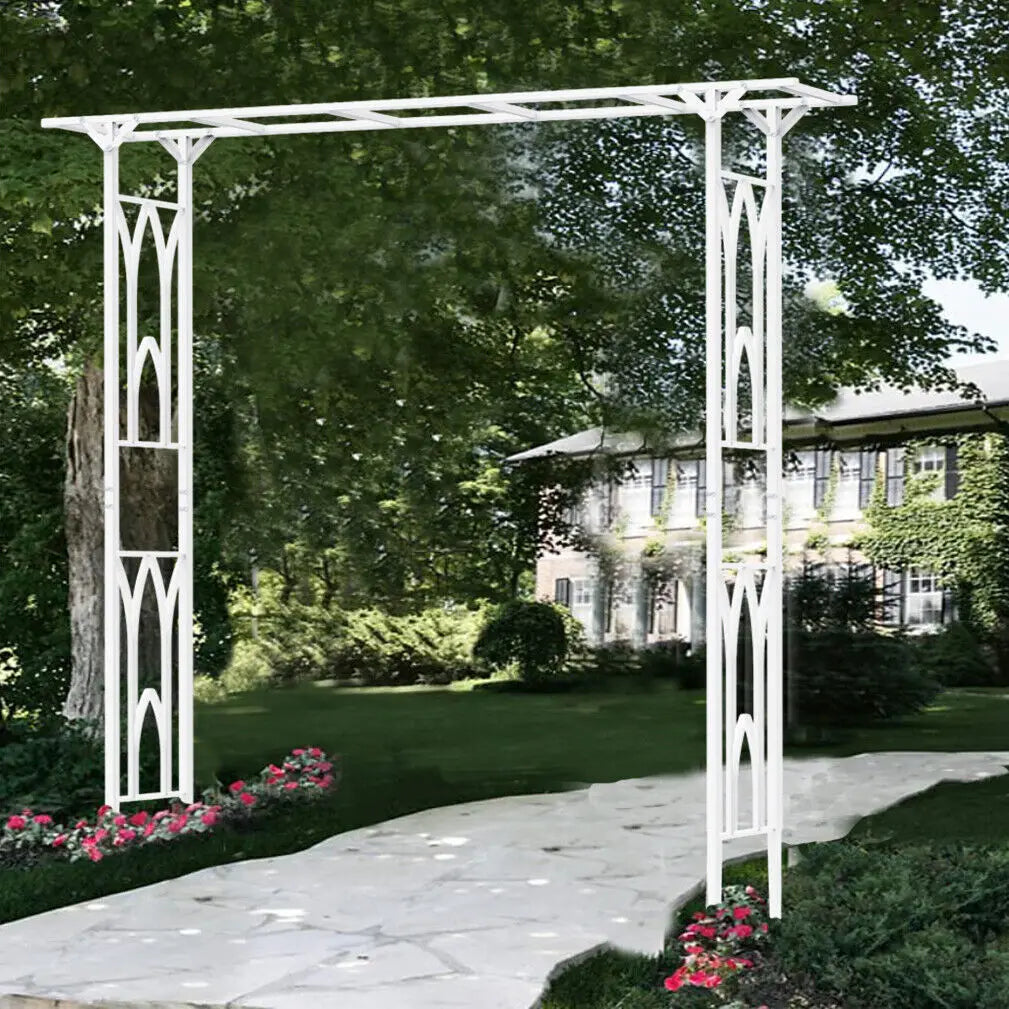 Iron Garden Arch Trellis For Outdoor Weddings And Pergolas