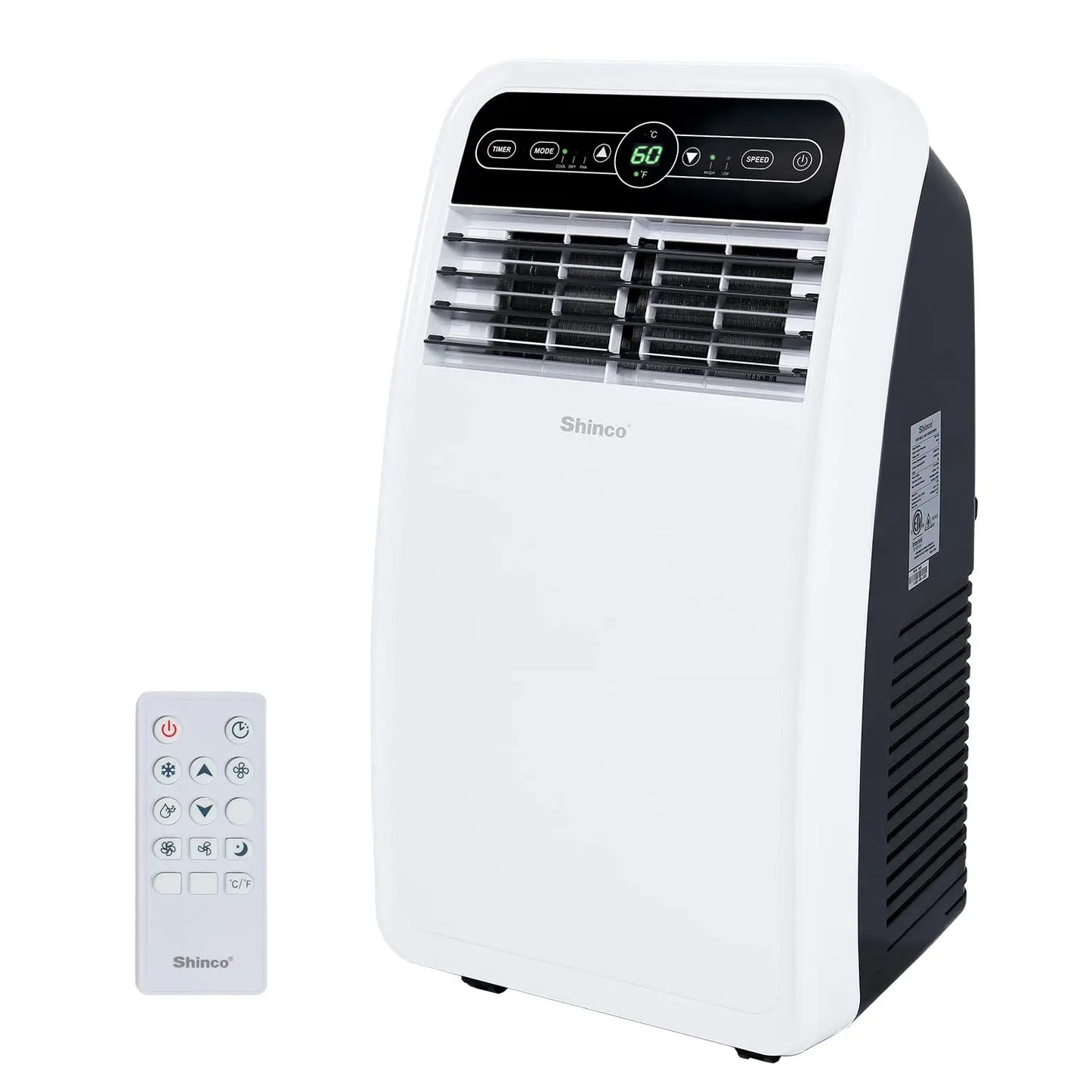 Shinco 8000 BTU Portable Air Conditioner With Built-In Dehumidifier