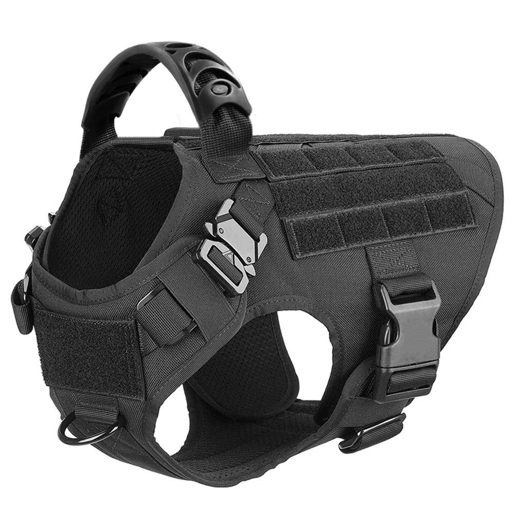 PETRAVELCN Padded Vest Harness Leash For German Shepherd Malinois