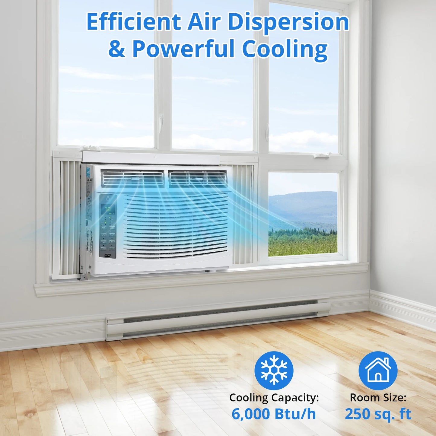 Acekool Window AC With Remote Control Eco Energy Efficient