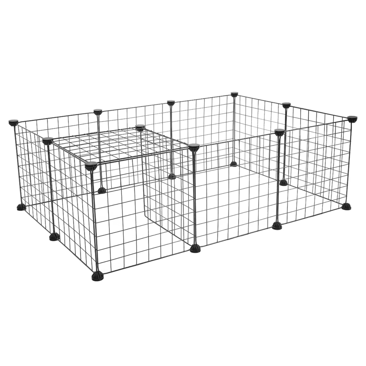 Pet Playpen Indoor Metal Wire Fence for Guinea Pigs Rabbits