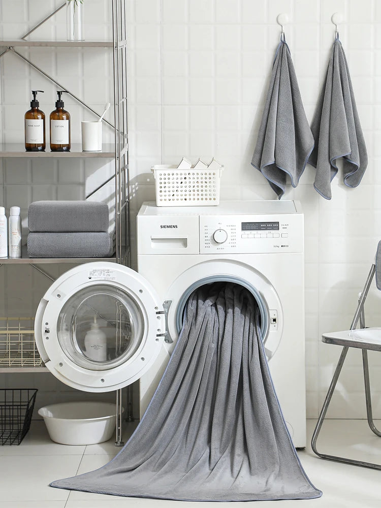 Belista Oversized Bath Towels Set Eight Piece Includes Towels Washcloths