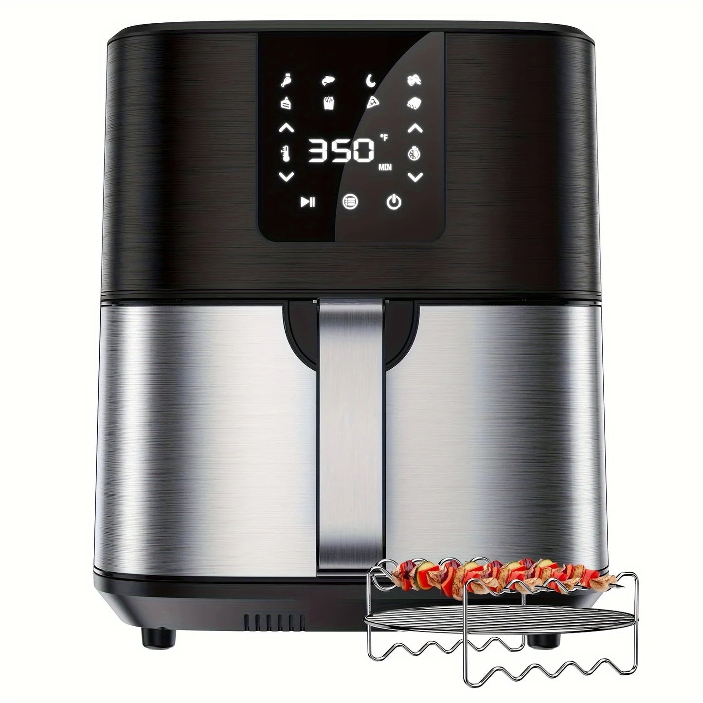 KitCook 1500W Air Fryer With 8 Presets And Digital Display