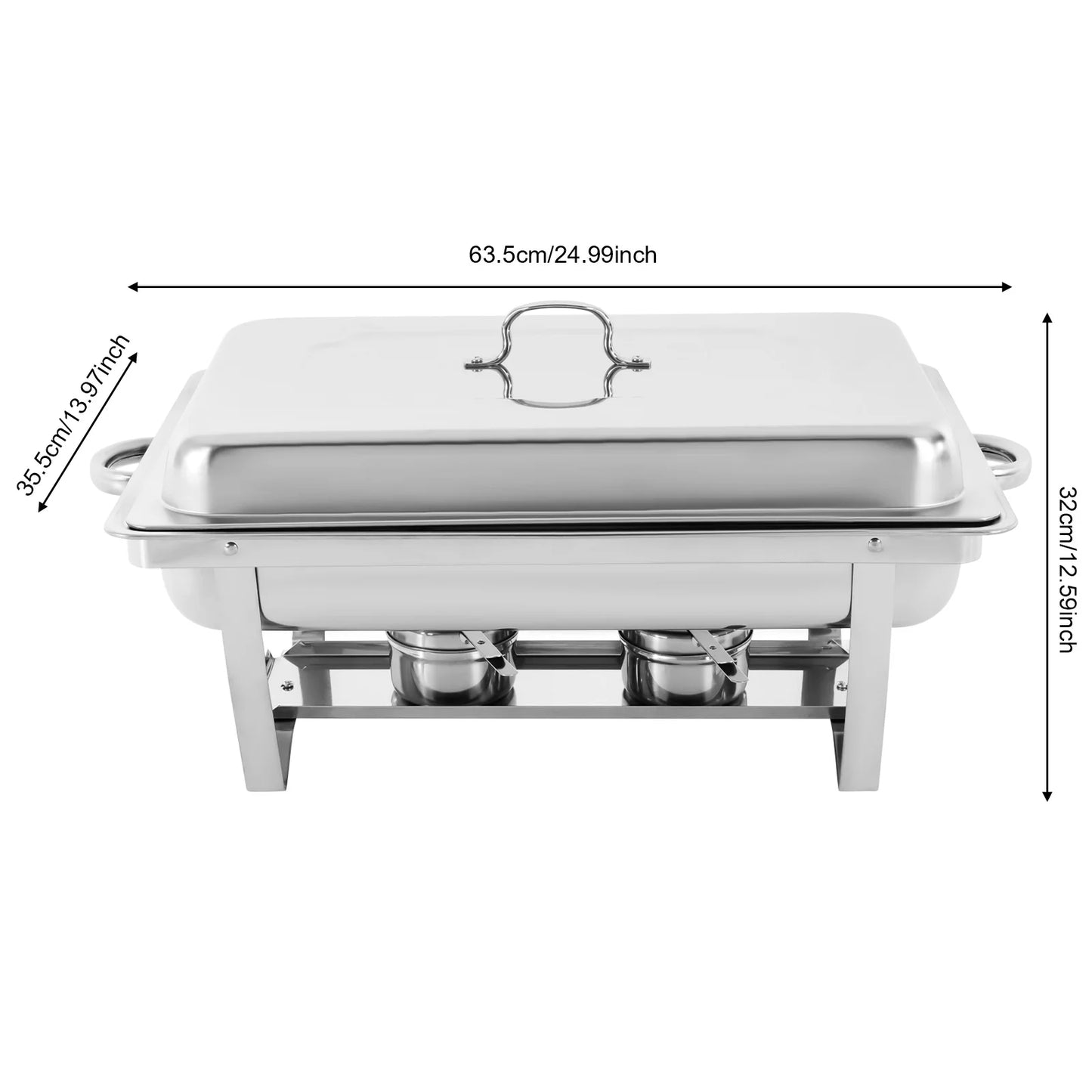 Stainless Steel Chafing Dish Buffet Set Chafer Warmer For Restaurants