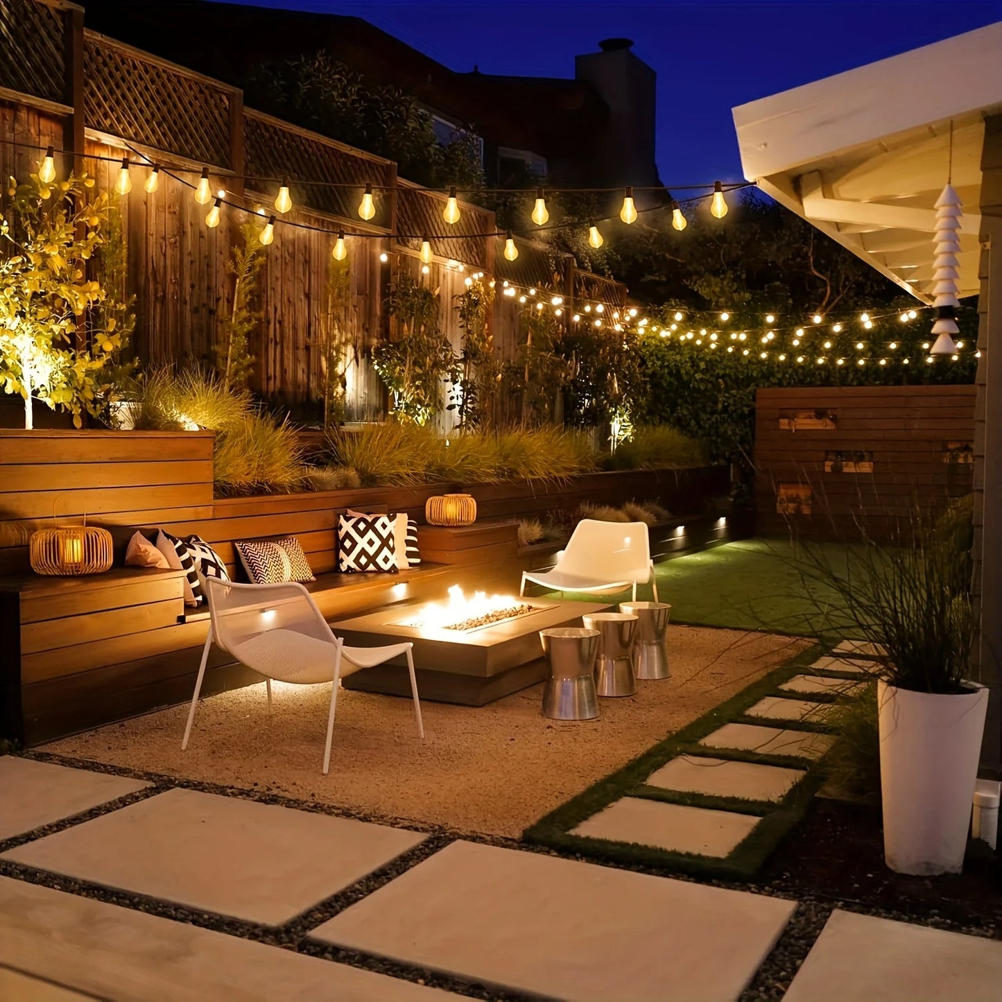 LED Outdoor String Lights ST38 Waterproof For Patio And Garden