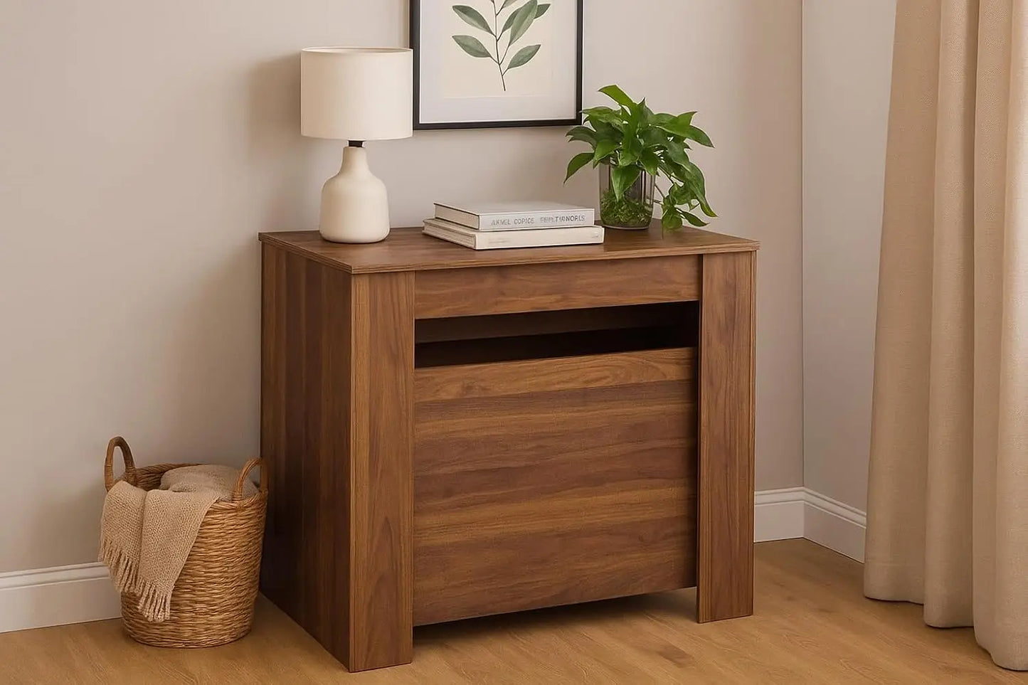 Extendable Dining Table Transformer Folding Console Table