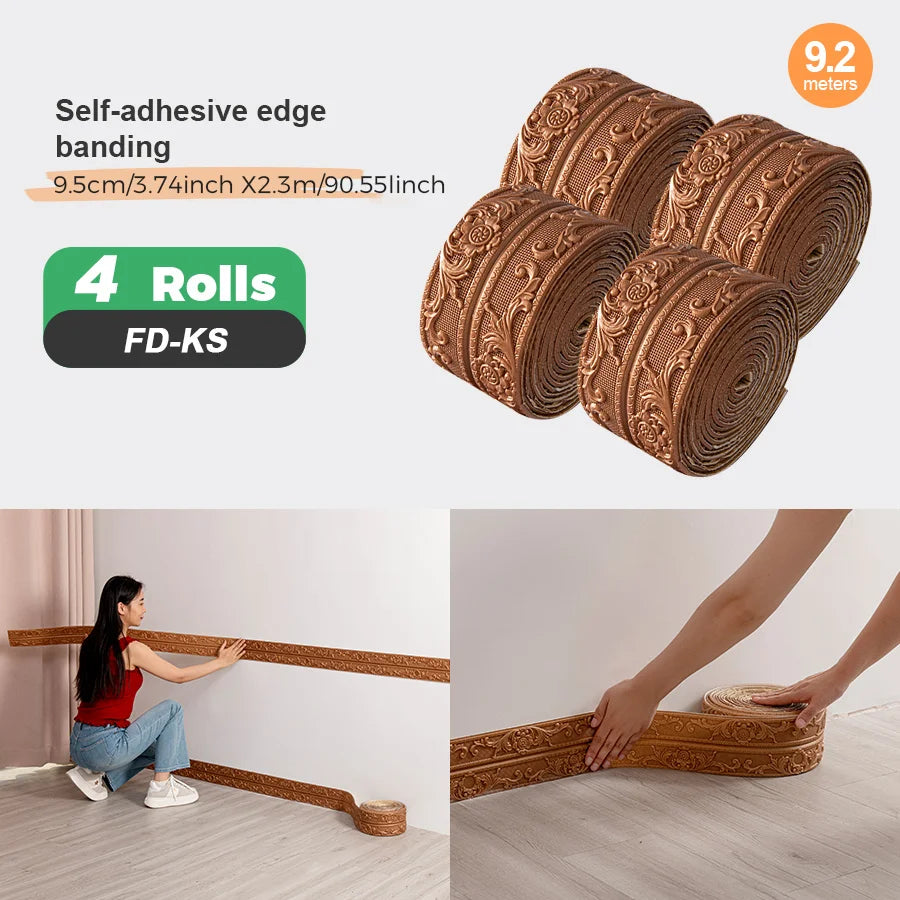 Self Adhesive Edge Banding Strip Foam Peel and Stick Indoor Use