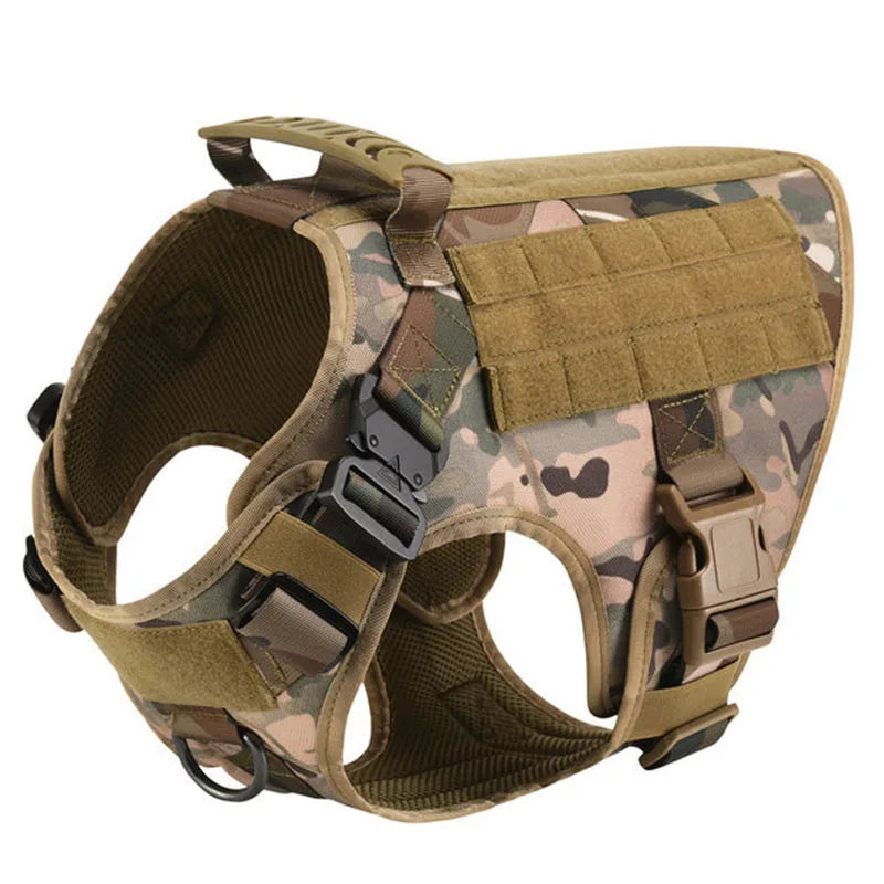 PETRAVELCN Padded Vest Harness Leash For German Shepherd Malinois