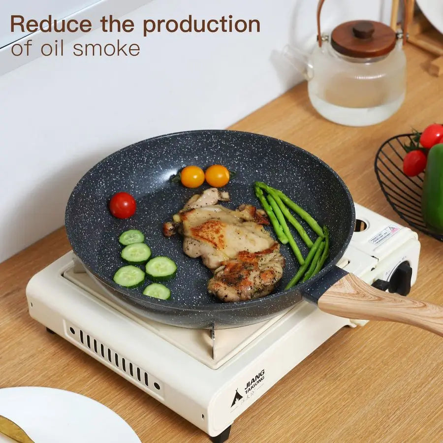 Nonstick Ceramic 15 Piece Cookware Set Pots and Pans