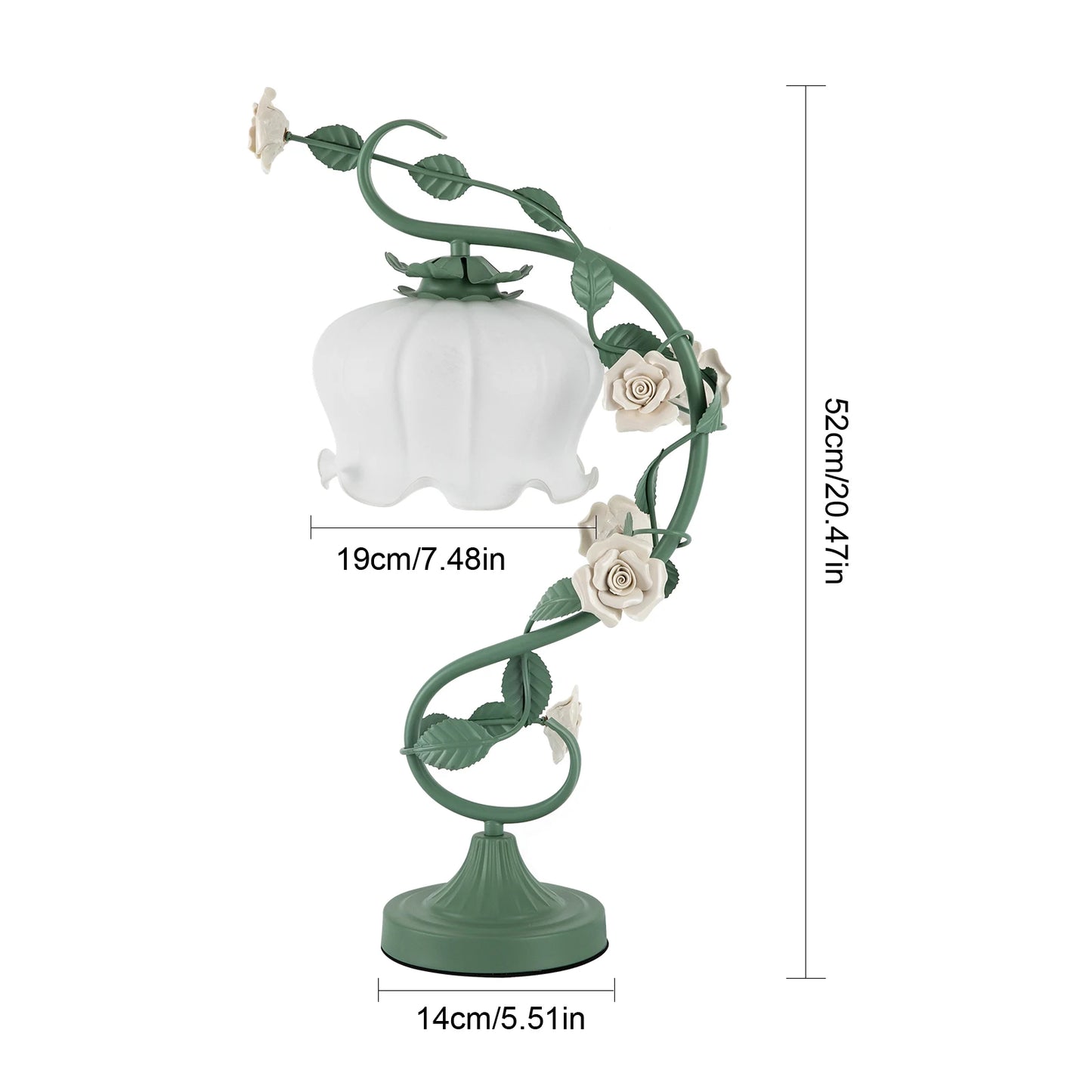 LOYALHEARTD Modern Bedside Lamp Flower Petal Reading Table Lamp
