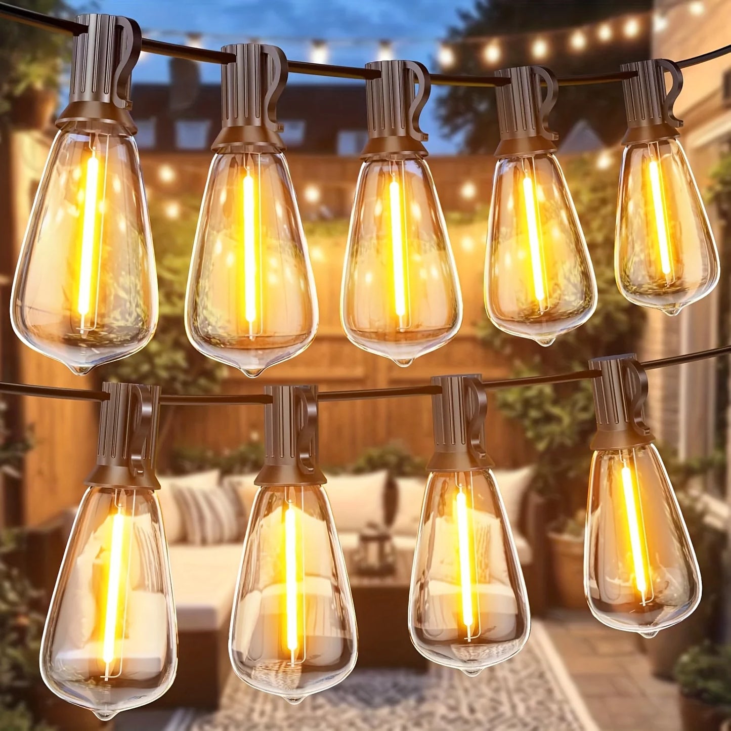 LED Outdoor String Lights ST38 Waterproof For Patio And Garden
