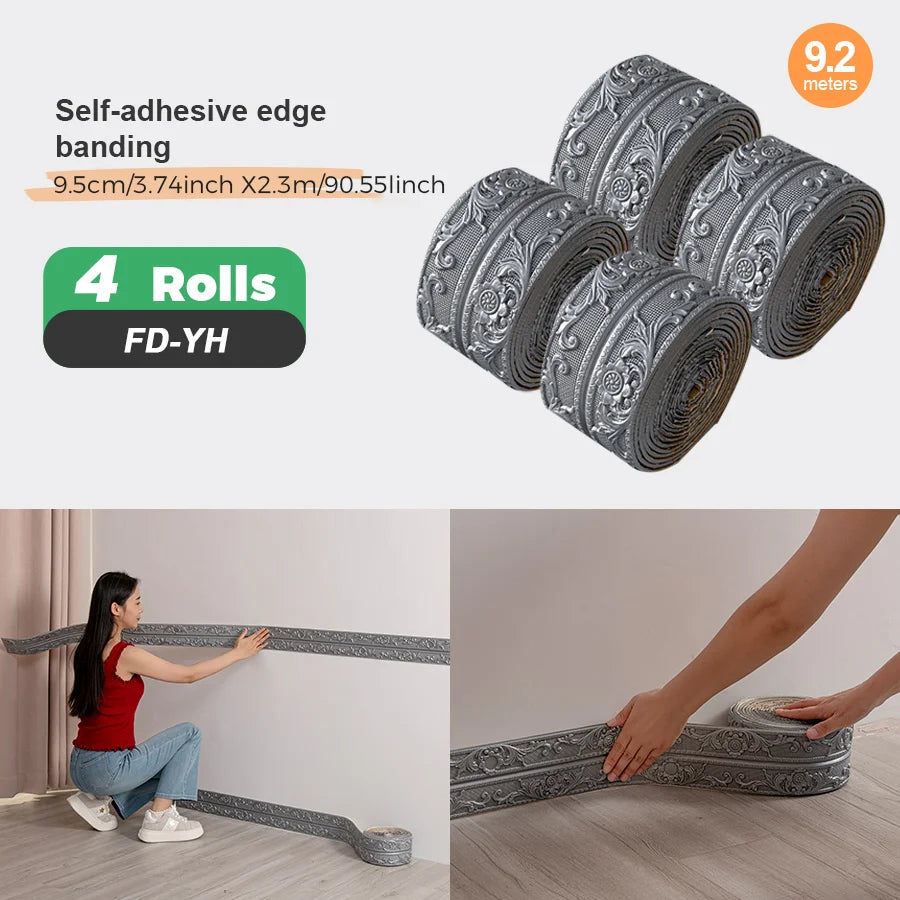 Self Adhesive Edge Banding Strip Foam Peel and Stick Indoor Use