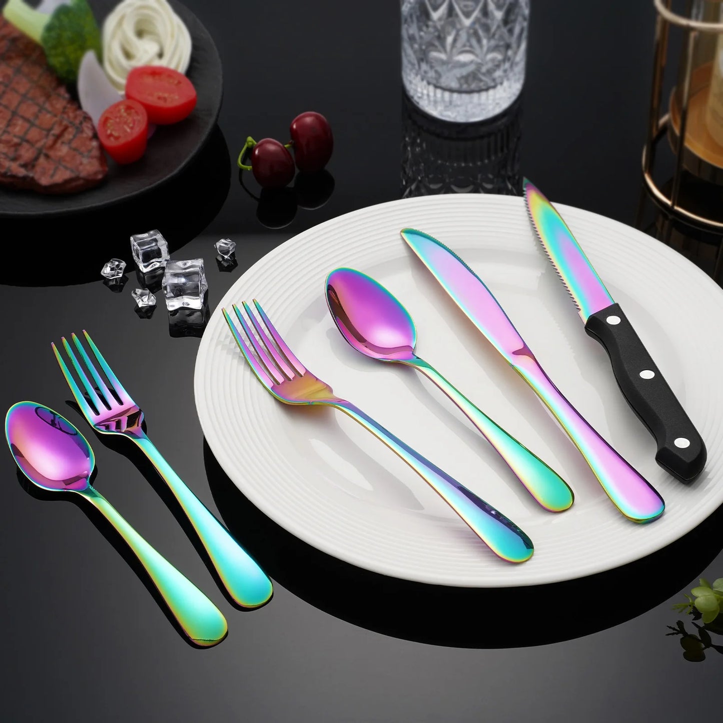 HANSMART Stainless Steel Silverware Set Service For Four